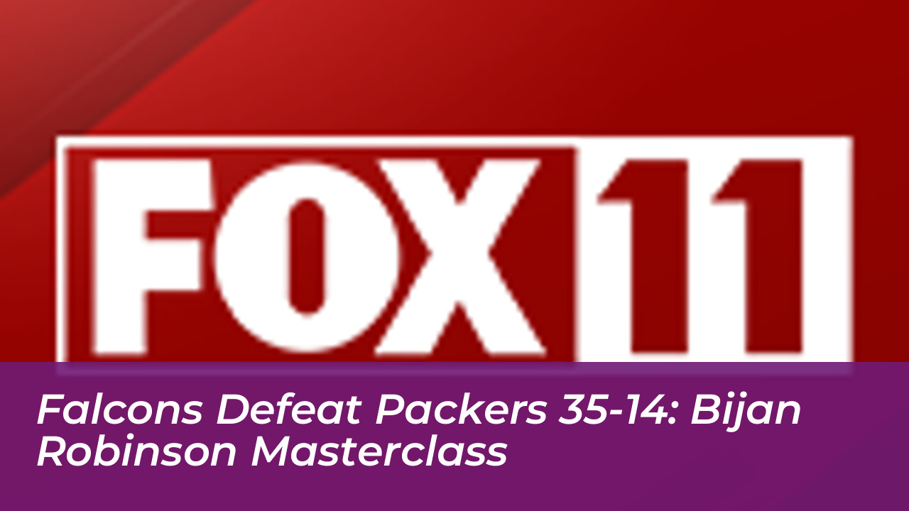 falcons defeat packers 35 14 bijan robinson masterclass G8pj