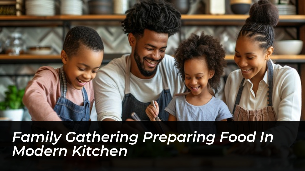 South Korea Heightens Fire Safety Enforcement for Chuseok Holiday 5 Family Gathering Preparing Food in Modern Kitchen