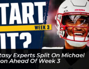 fantasy experts split on michael wilson ahead of week 3 XSrA