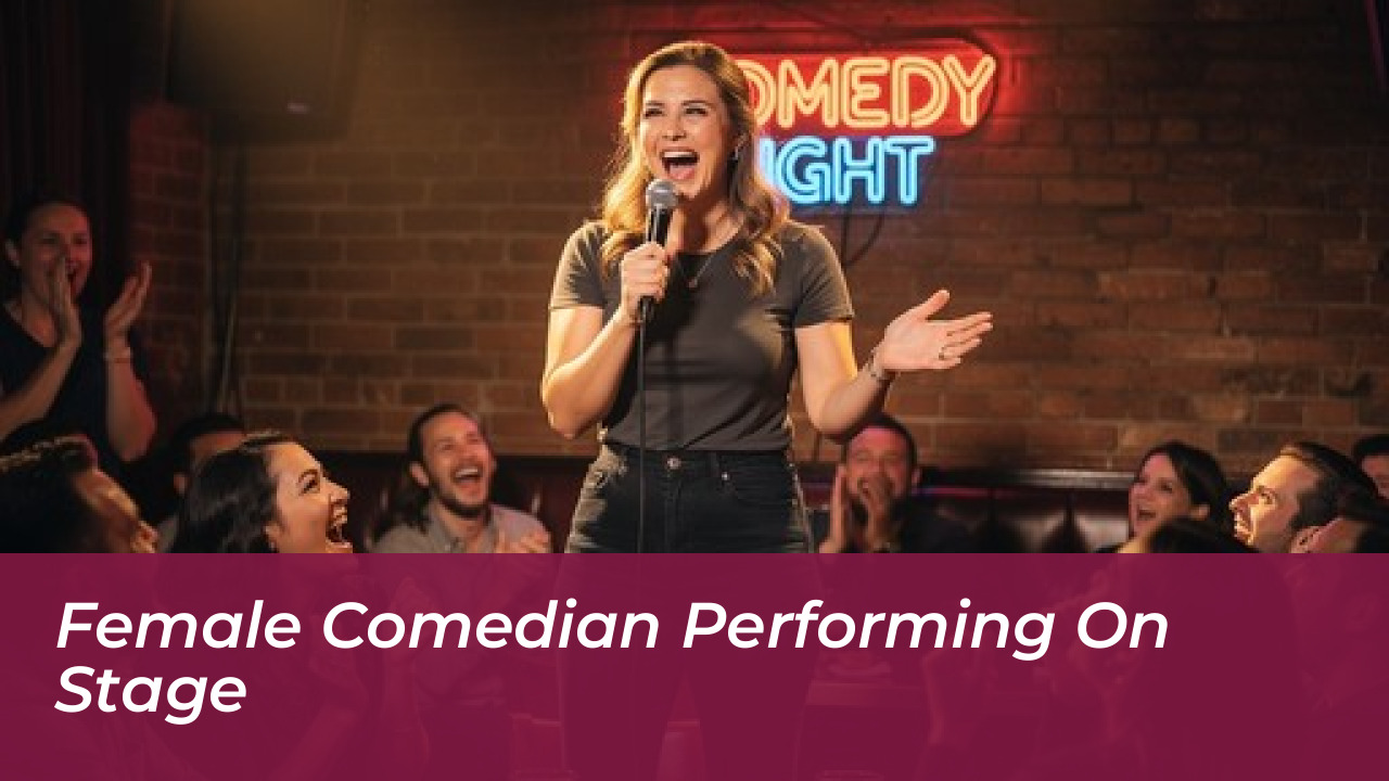 Fatiha El-Ghorri Biography: Net Worth, Age, Career & Comedy 4 Female Comedian Performing on Stage