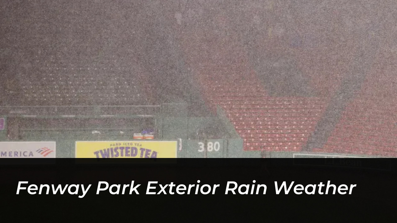 Red Sox Move Doubleheader Times Amid Impending Storm 3 Fenway Park Exterior Rain Weather