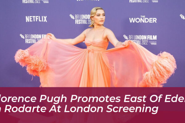 florence pugh promotes east of eden in rodarte at london screening ExzZ
