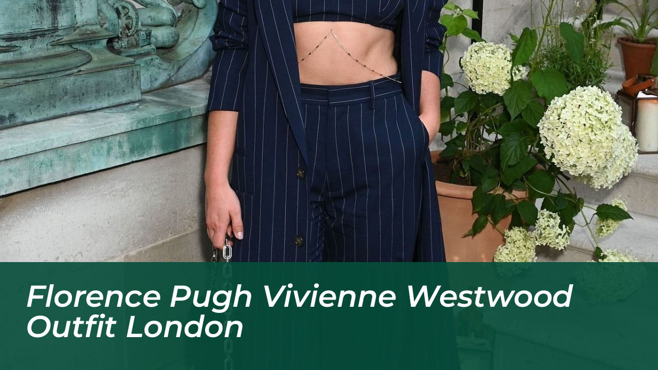 Florence Pugh Vivienne Westwood outfit London