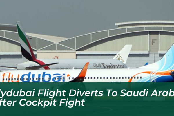 flydubai flight diverts to saudi arabia after cockpit fight B9Nz