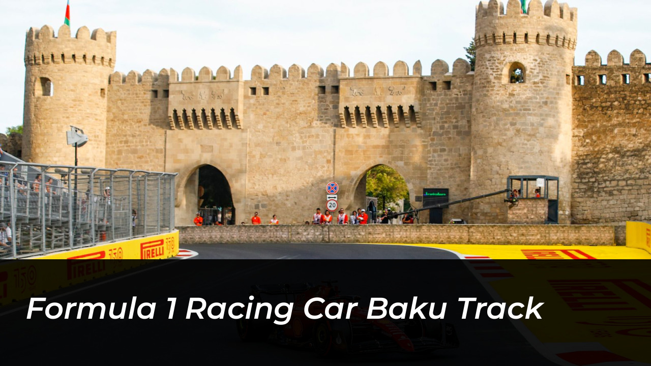 Formula 1 Racing Car Baku Track