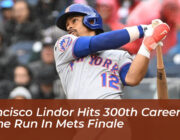 francisco lindor hits 300th career home run in mets finale 9JQC
