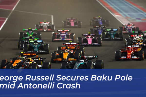 george russell secures baku pole amid antonelli crash B8Zn