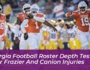 georgia football roster depth tested after frazier and canion injuries u2Gv