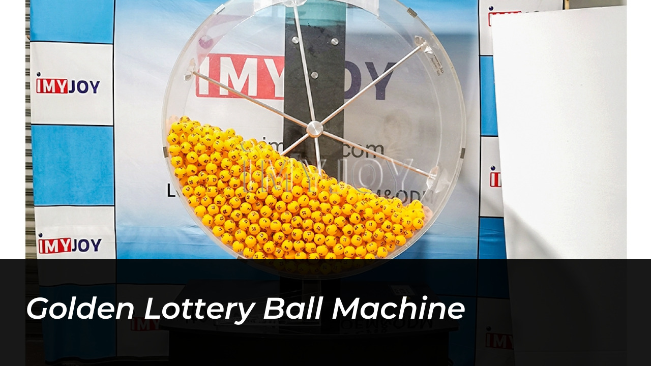 EuroMillions £111M Super Jackpot: Draw Details and Rules 3 Golden Lottery Ball Machine