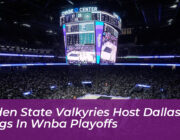 golden state valkyries host dallas wings in wnba playoffs 9ZPX