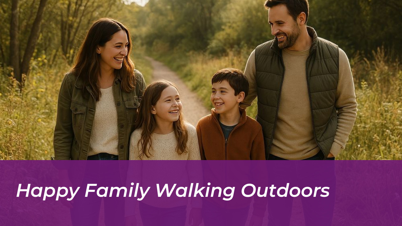 Jelly Howie Biography: Age, Husband, Kids, Net Worth & Roles 5 Happy Family Walking Outdoors