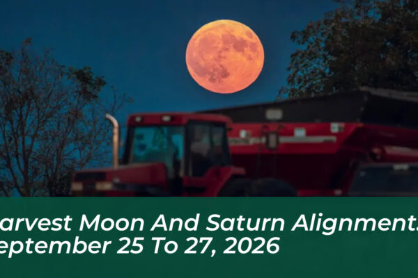 harvest moon and saturn alignment september 25 to 27 2026 aWsp