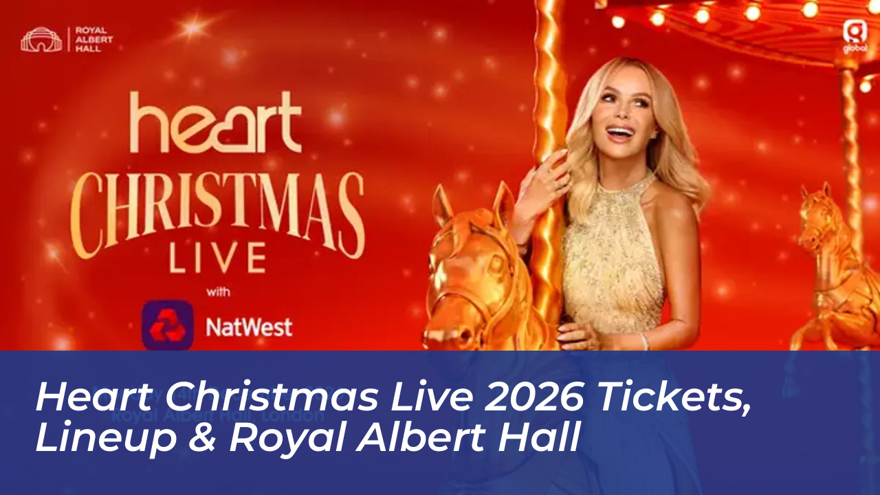 heart christmas live 2026 tickets lineup royal albert hall JHv7
