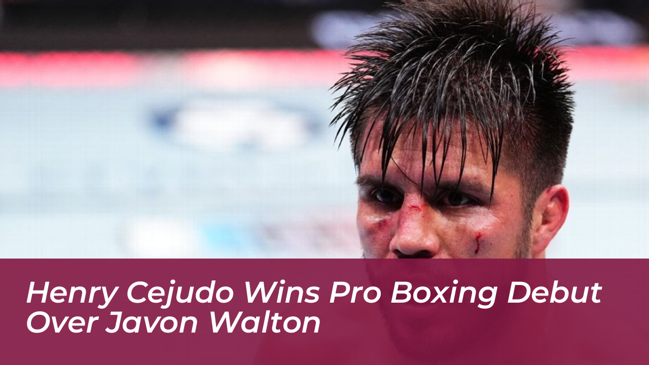 henry cejudo wins pro boxing debut over javon walton Qn7f