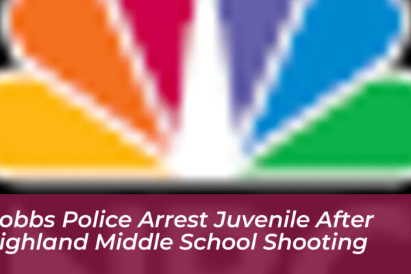 hobbs police arrest juvenile after highland middle school shooting xJbH