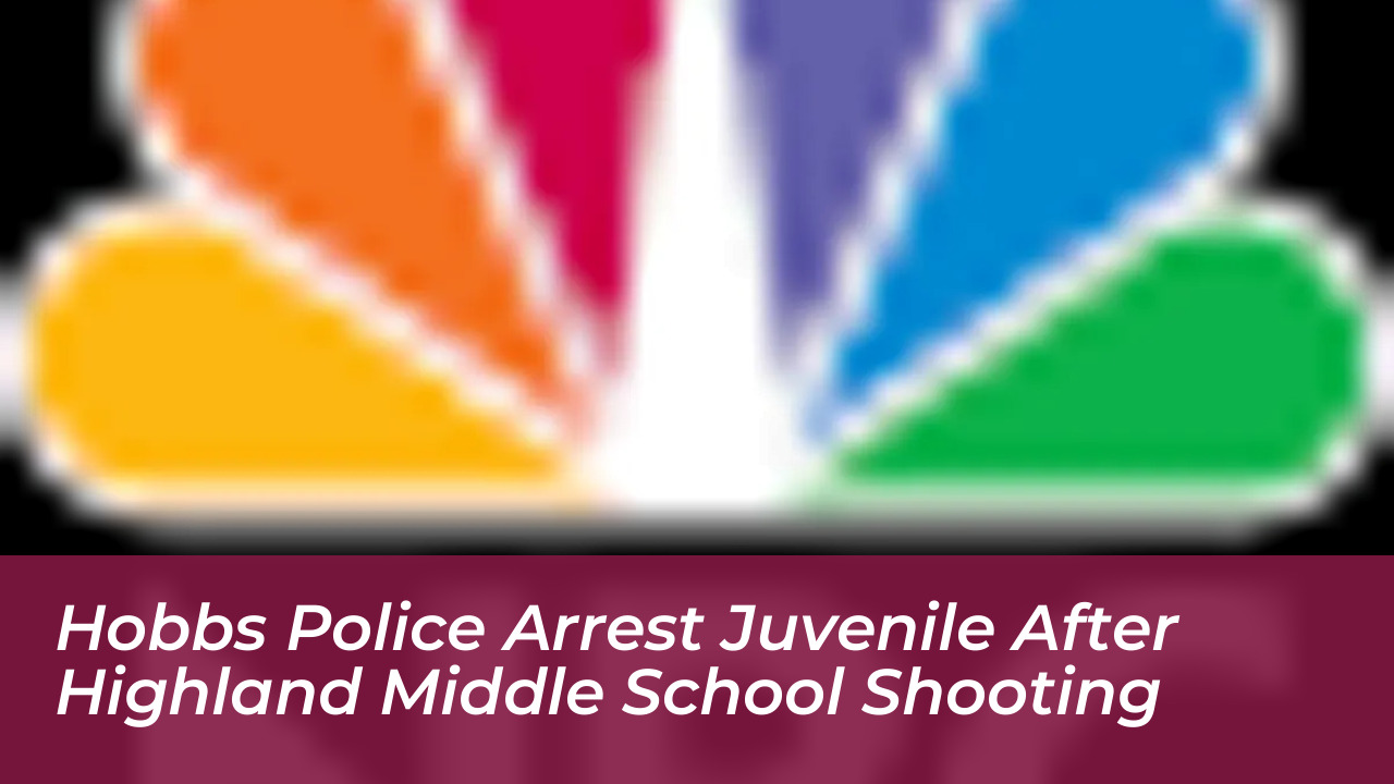 hobbs police arrest juvenile after highland middle school shooting