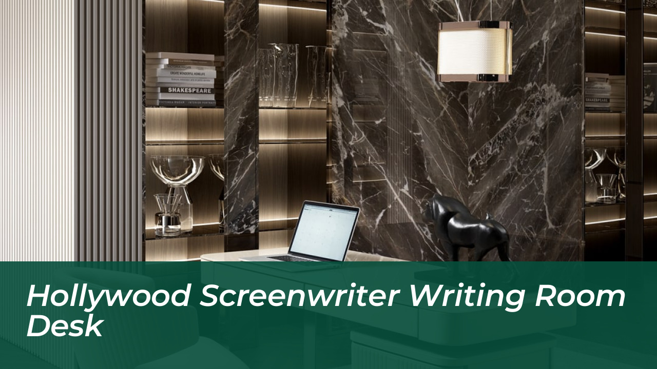 Hollywood Screenwriter Writing Room Desk