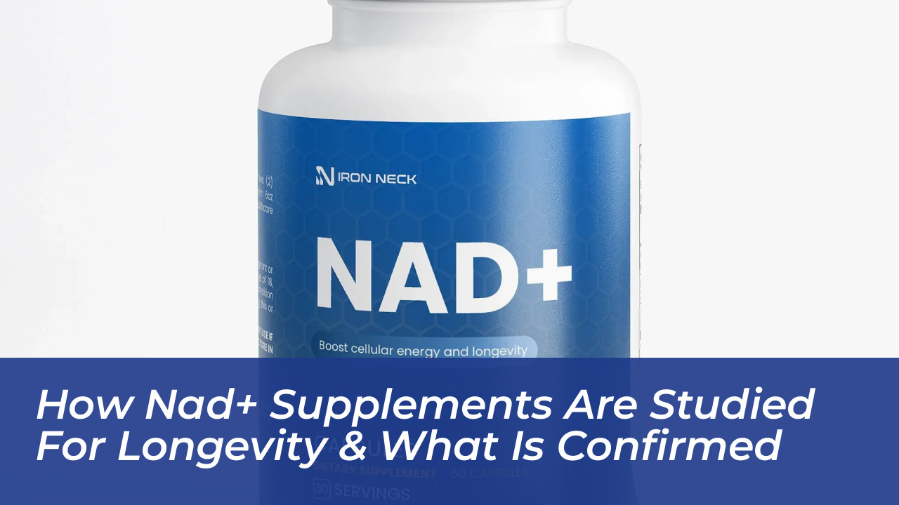 how nad supplements are studied for longevity what is confirmed WAKH
