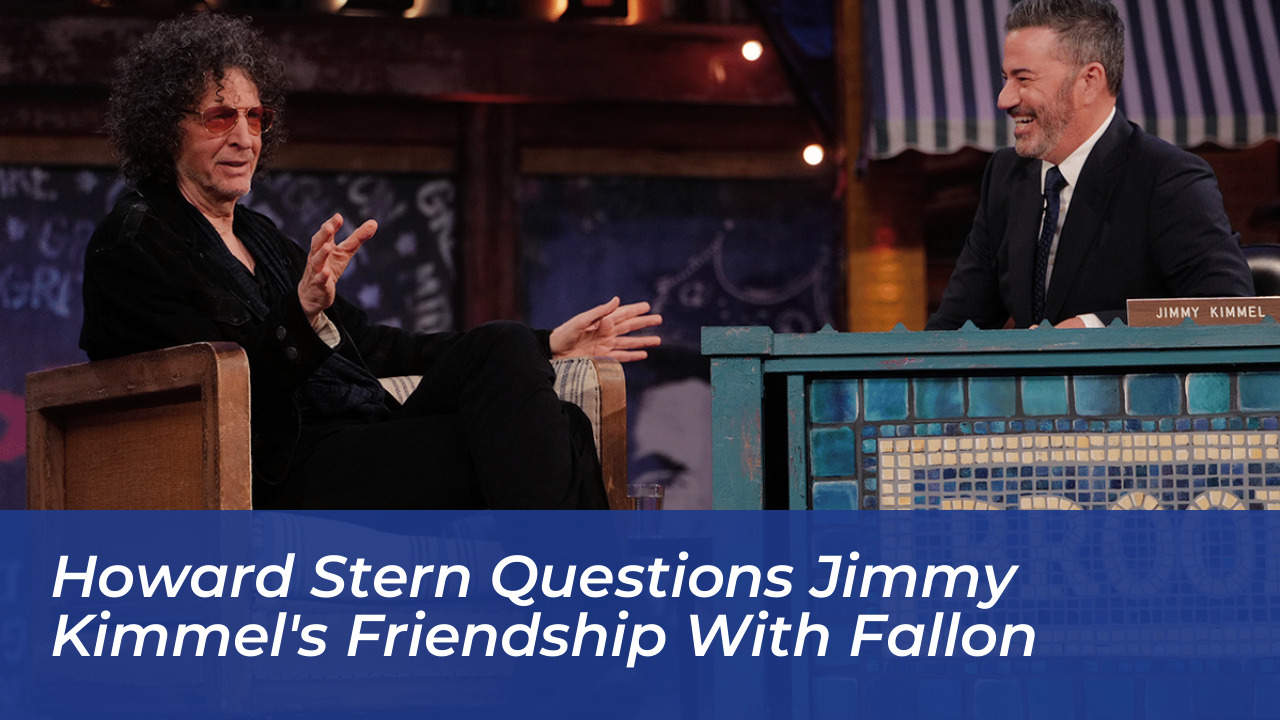 howard stern questions jimmy kimmels friendship with fallon 9tX0