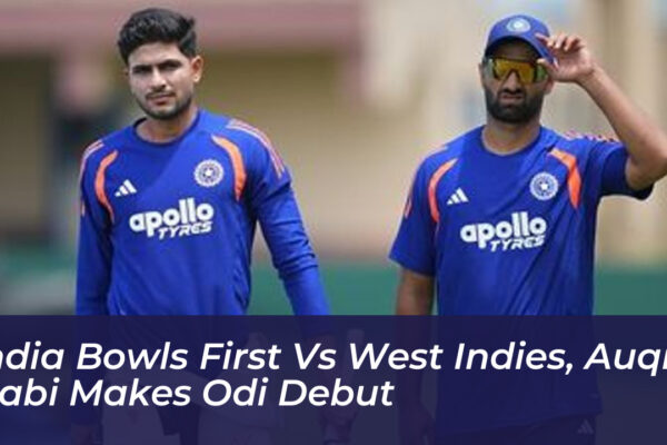 india bowls first vs west indies auqib nabi makes odi debut Iehd