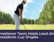 international team holds lead ahead of presidents cup singles rJ6D