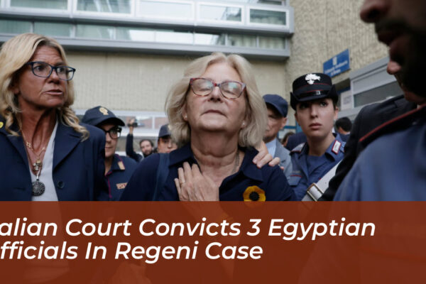 italian court convicts 3 egyptian officials in regeni case xK9G
