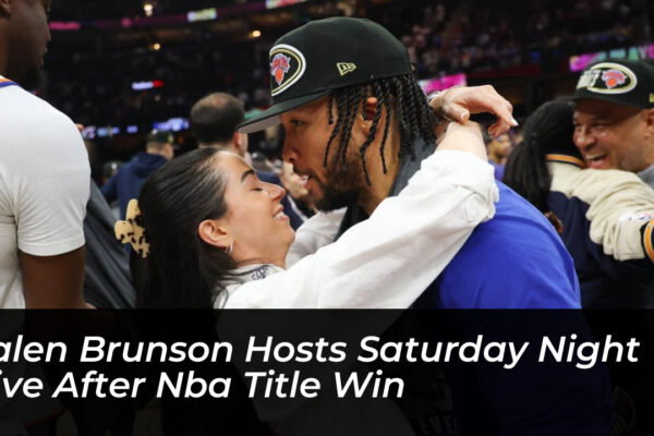 jalen brunson hosts saturday night live after nba title win KhF9