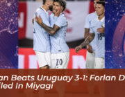 japan beats uruguay 3 1 forlan debut spoiled in miyagi kzun