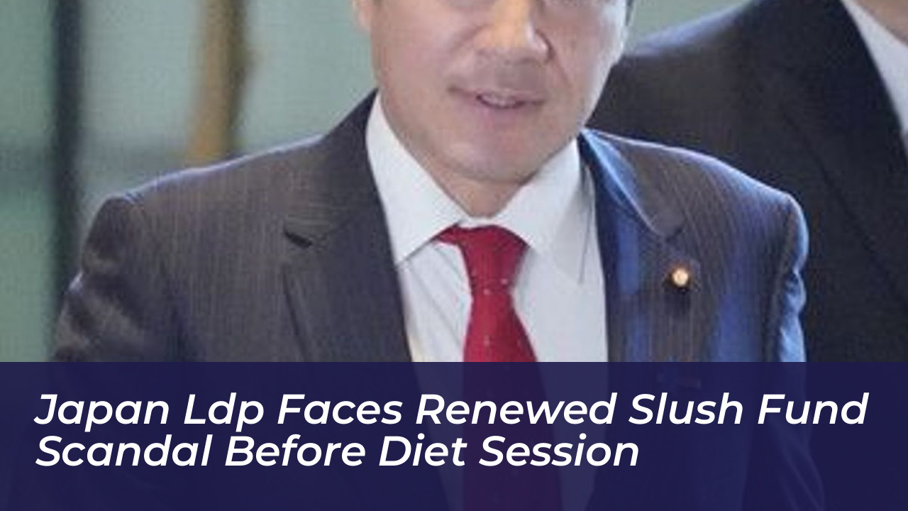 japan ldp faces renewed slush fund scandal before diet session 21rB