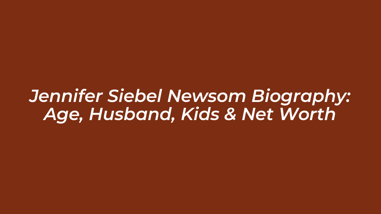 jennifer siebel newsom biography age husband kids net worth mCDl