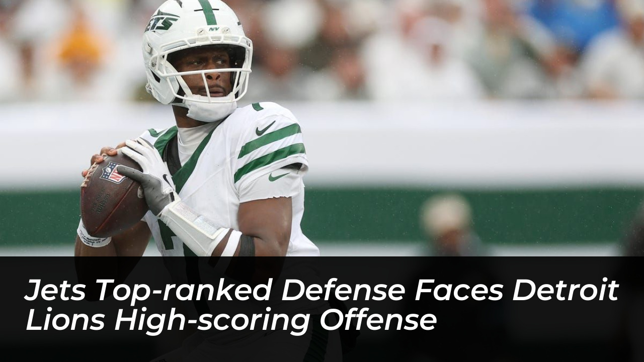 jets top ranked defense faces detroit lions high scoring offense gQDG