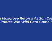 joe musgrove returns as san diego padres win wild card game 1 X52g