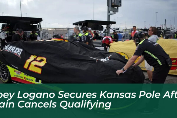 joey logano secures kansas pole after rain cancels qualifying omFn