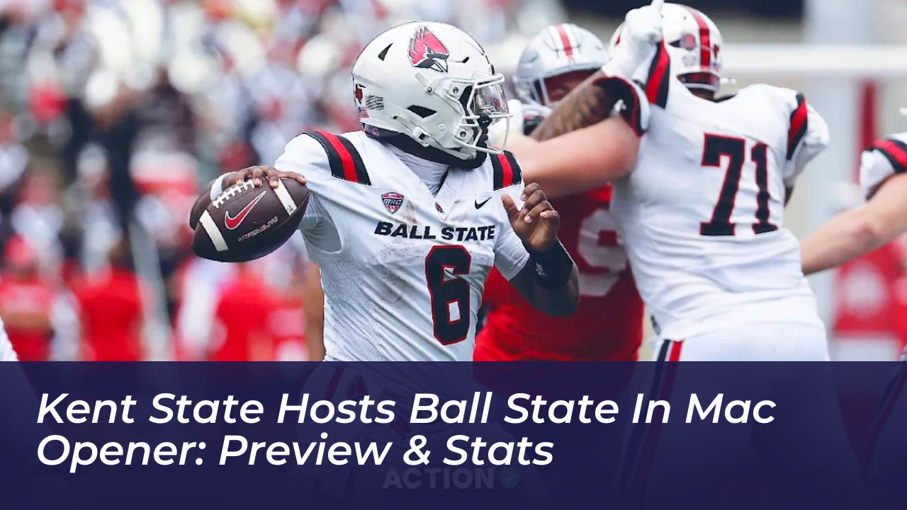 kent state hosts ball state in mac opener preview stats HfU0