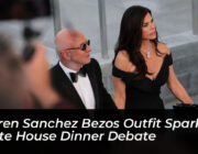 lauren sanchez bezos outfit sparks white house dinner debate uOPa