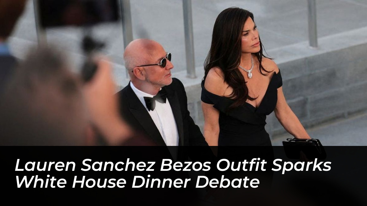 lauren sanchez bezos outfit sparks white house dinner debate uOPa