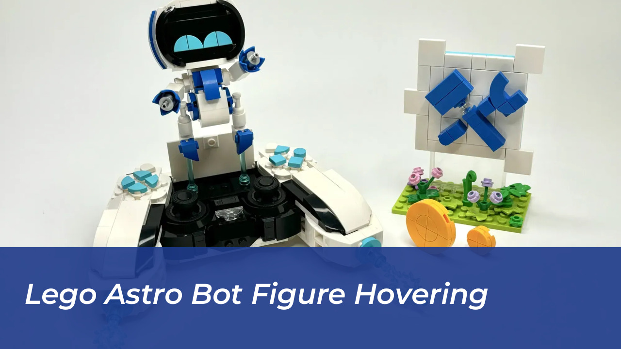 LEGO Astro Bot GWP: How to Get Free PlayStation Set (40899) 3 Lego Astro Bot Figure Hovering