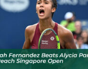 leylah fernandez beats alycia parks to reach singapore open DfYw