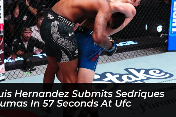 luis hernandez submits sedriques dumas in 57 seconds at ufc k3BG