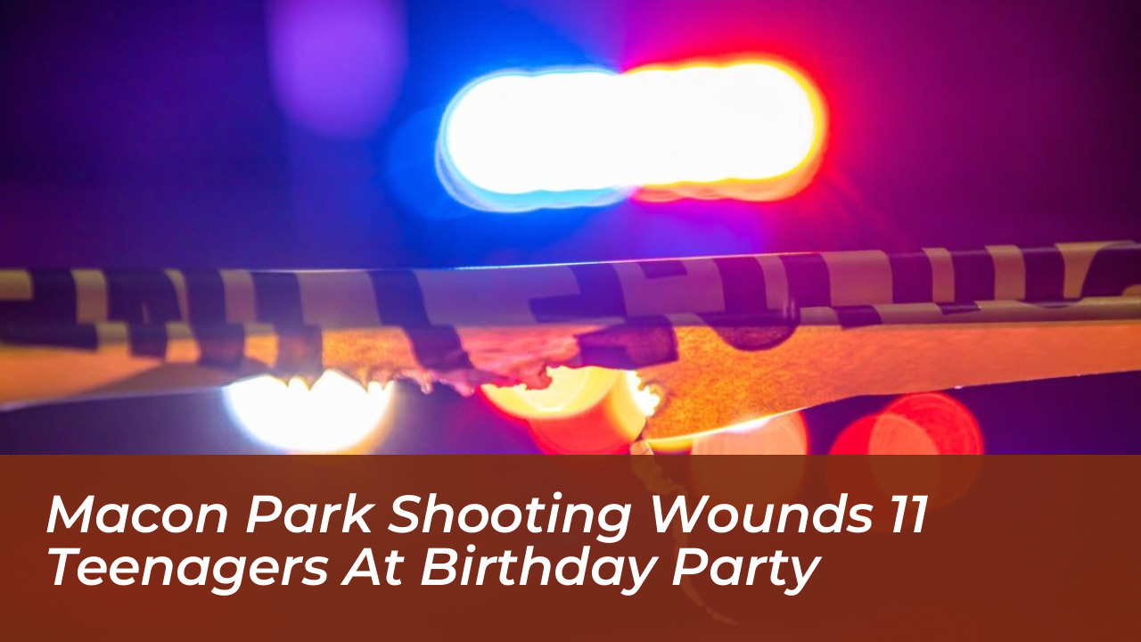 macon park shooting wounds 11 teenagers at birthday party CT63