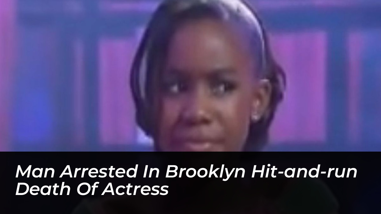 man arrested in brooklyn hit and run death of actress