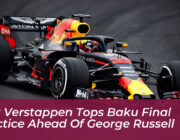 max verstappen tops baku final practice ahead of george russell zK6o