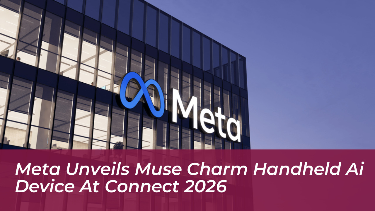 meta unveils muse charm handheld ai device at connect 2026 X44Y