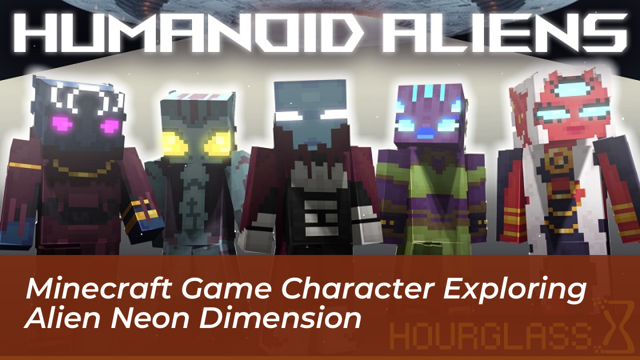 Mojang Unveils Sift Dimension and Ice Caves Biome 3 Minecraft game character exploring alien neon dimension