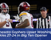 minnesota gophers upset washington huskies 27 24 in big ten opener aPcC