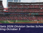 mlb sets 2026 division series schedule starting october 3 gl8G