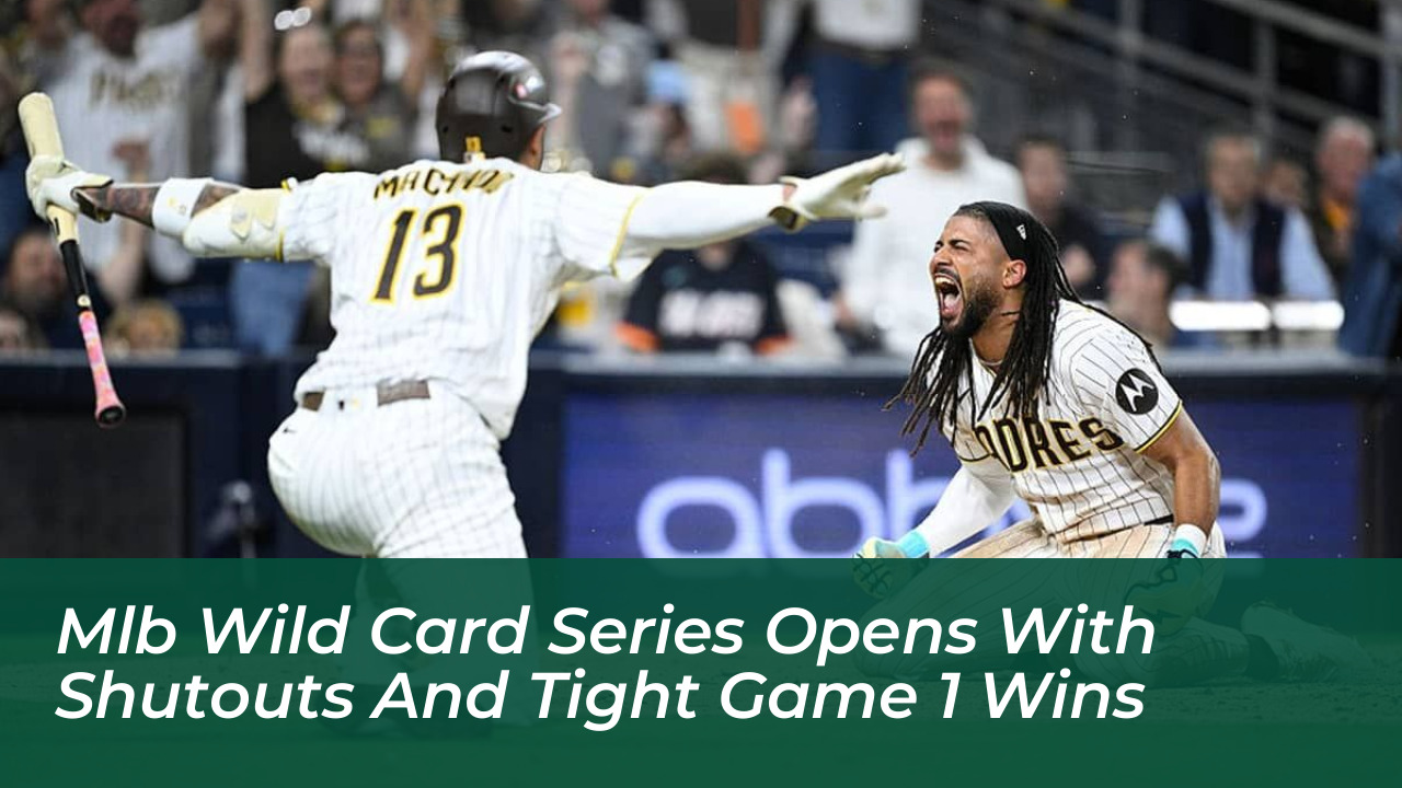 mlb wild card series opens with shutouts and tight game 1 wins 2KH4