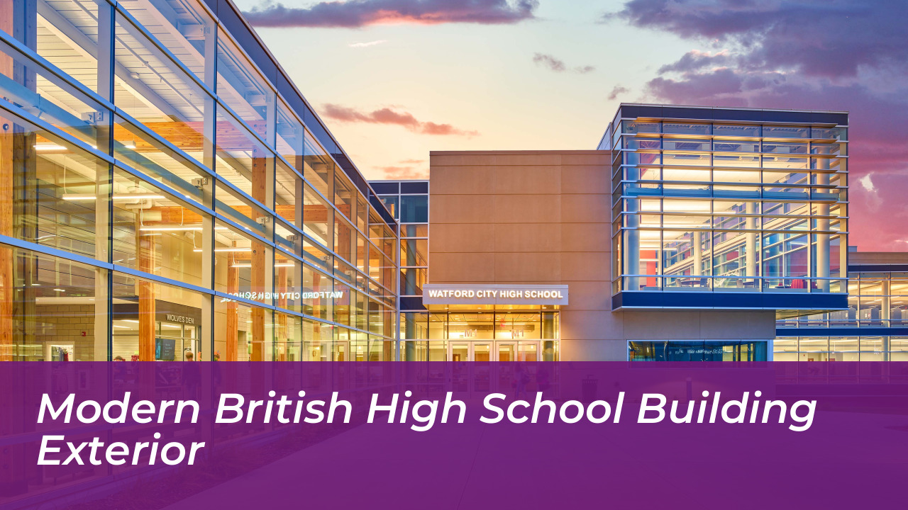 Linzey Cocker Biography: Age, Husband, Net Worth & Movies 3 Modern British High School Building Exterior