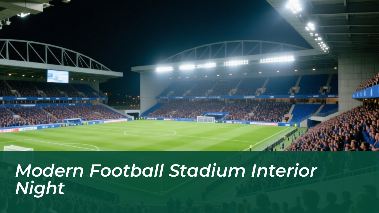 Tyson Fury Anthony Joshua Bout Risked by Promotional Dispute 3 Modern Football Stadium Interior Night