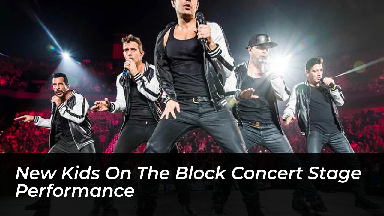 New Kids on the Block concert stage performance